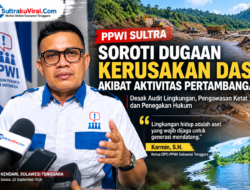 PPWI Sultra Soroti Dugaan Kerusakan DAS di Wilayah Tambang, Desak Audit Lingkungan dan Penegakan Hukum