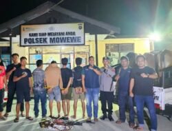 Diduga Curi Sapi Warga, Pelaku Diamankan Polsek Mowewe, Sejumlah Ternak dan Kendaraan Disita
