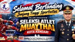 Kapolresta Kendari Ajak Atlet Muay Thai Junjung Tinggi Sportivitas dalam Seleksi Atlet