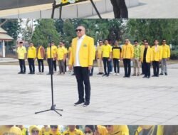Golkar DPD Sultra Peringati HUT ke-62, Aksan Jaya Putra Pimpin Apel dan Ziarah Tabur Bunga