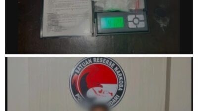Polresta Kendari Tangkap Pria Inisial AS, 48 Paket Sabu Seberat 41,63 Gram Diamankan