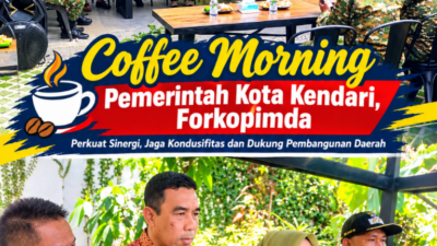 Coffee Morning Pemkot Kendari dan Forkopimda Bahas Kabut Asap, Pembelajaran Daring hingga Pengawasan BBM